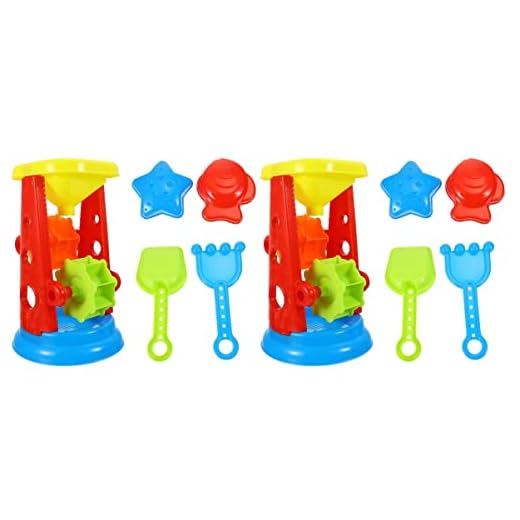 Toyvian 10 Pcs Brinquedo De Praia Brinquedos De Praia Para Crianças Brinquedos Para Crianças Brinquedo Infantil Conjunto De Brinquedos Infantis Plástico Quadriciclo Filho Ampulheta