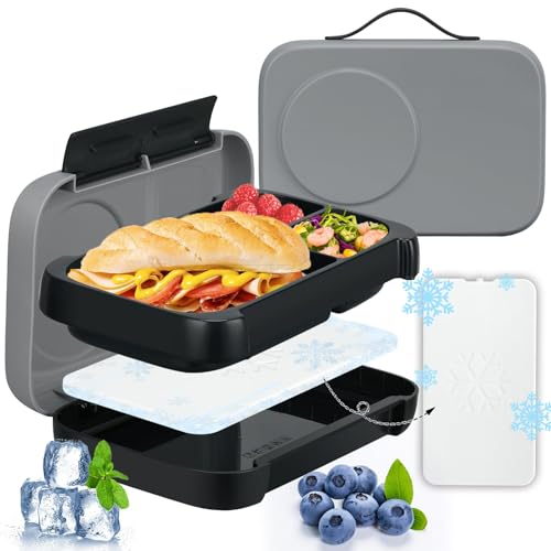 JXXM 3-Compartment Kids Bento Box