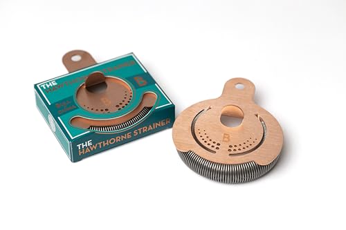 Bull In China HS-100COPPER Hawthorne Strainer - Solid Copper | Bar Hand Strainer cover