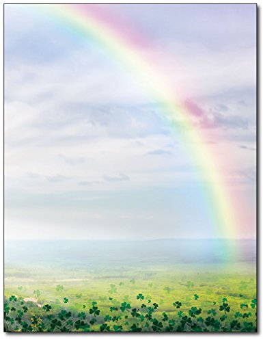 Papier à lettre arc-en-ciel pour un rituel d'écriture créative et colorée