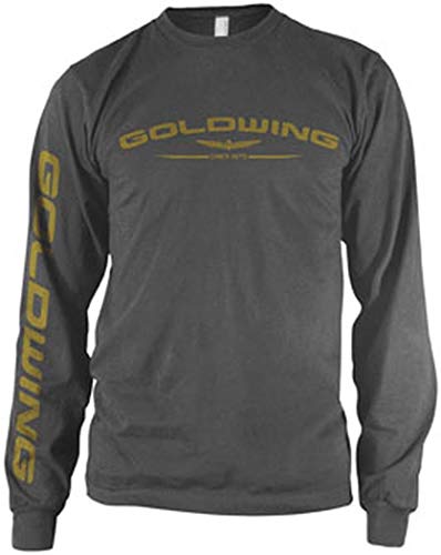Honda Men's Gold Wing Charcoal Long-Sleeve T-Shirt 54-7171
