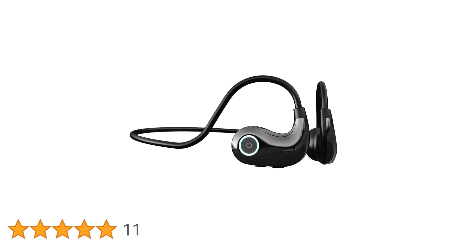 ブラック ワイヤレスイヤホン オープンエア型 51VNIH+mIOL.jpg_BO30,255,255,