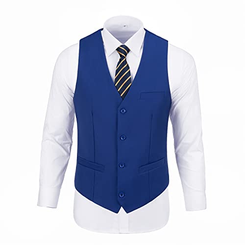 Furuyal Men's Suit 2 Piece Vest Set Slim Fit Dress Suit Casual Suit Waistcoat Pant3