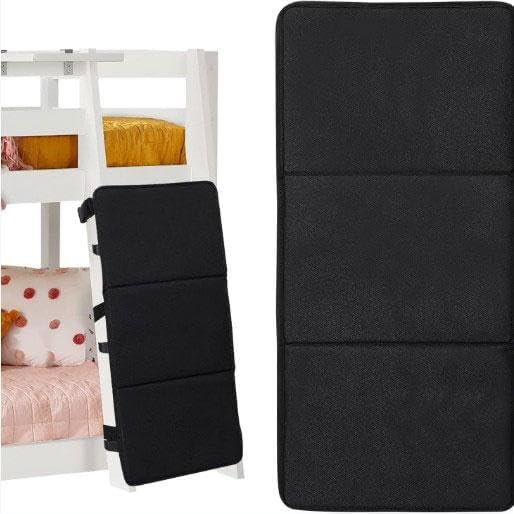 XLWLLNJ 二段ベッド用はしごカバー、屋内用、安全バックル付き、折りたたみ式、オックスフォード