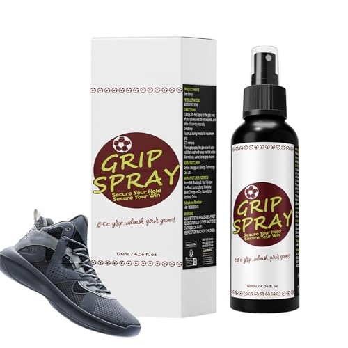 YNPQTDS Spray para Zapatillas, Spray Antideslizante para Pistas, Líquido 120ml Antiresbalante Mejora Tracción para Béisbol Golf Tenis Portero Baile Fútbol