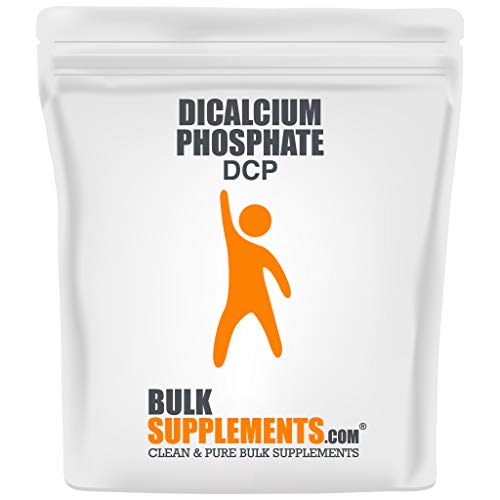BulkSupplements.com Dicalcium Phosphate (DCP) Powder - Phosphorus Supplements - Dog Calcium Supplement - Calcium Phosphate - Vitamins for Dogs Small Breed - Calcium Powder (1 Kilogram - 2.2 lbs)