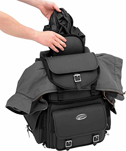 Saddlemen SaddleStow BR3400EX Alforja Dresser Back Seat o Sissy Bar Bag - HC-15-0120 miniatura 2