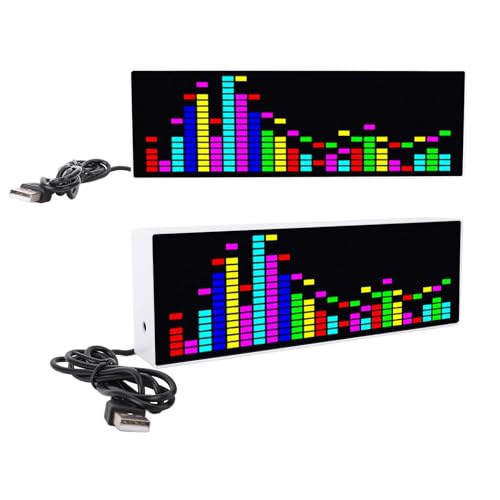 Vielseitige Anzeigemodi RGB Spectrum Displum LED RGB FORTSFREICHE EIGERISCHER HOUS HOME STEREO Analysator Grafikvisualisierer Musik Rhythmus VFD Display Light Messer Analysers Band