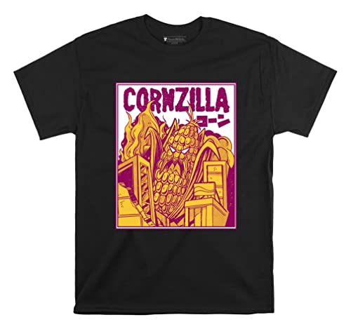T-shirt CornZilla noir pour vos soirées pop culture et ciné
