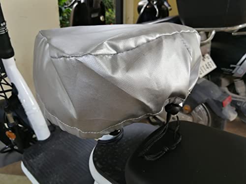 Large Uv Protective Waterproof Bike Saddle Cover, Wide Bicycle Seat Rain Cover With Elastic, Oversized Memory Foam Bike Seat Cushion Cover - 11" X 11" #TOP3