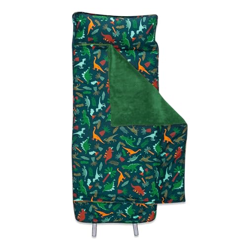 Image of Stephen Joseph, Toddler All Over Print Nap Mat with Soft Blanket and Removable Pillow for Boys & Girls, Kids Sleeping Bag for Elementary, Daycare, Preschool with Carry Handle