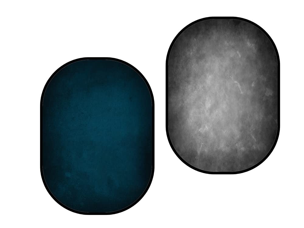 Photo 1 of Kate Collapsible Backdrop Pop Up Photo Backdrops Grey Blue, 5x6.5ft