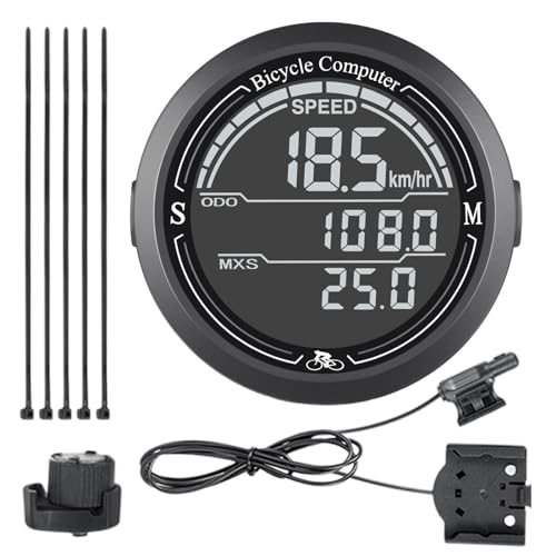 Cycloordinateur,Cycloordinateur | Tracker de Cycle avec Compteur de Vitesse magnétique,Ordinateur de Cyclisme Multifonctionnel, équipement de Cyclisme pour...
