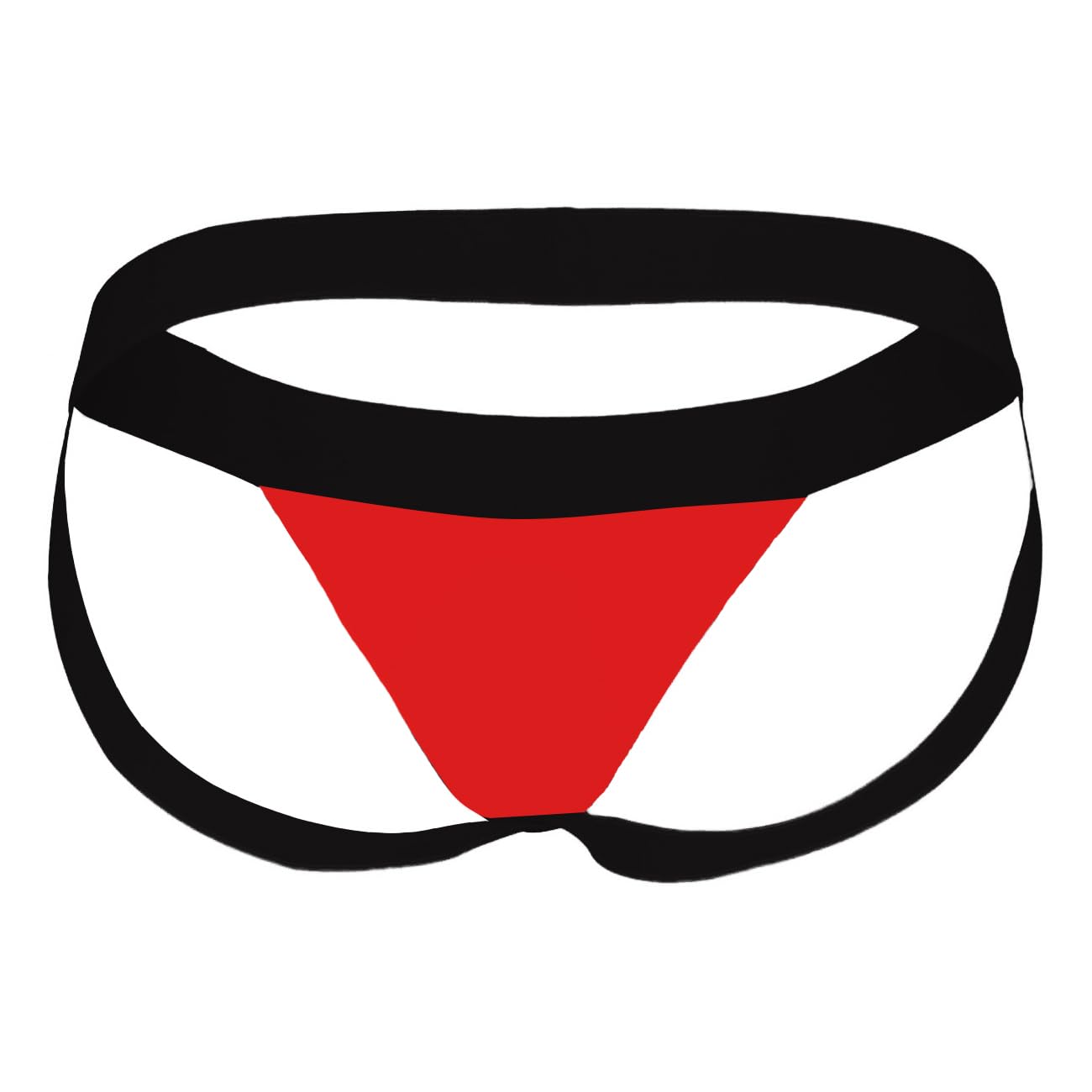 JKFsMens Microfiber Low Waist Free Size Jockstraps Underwear