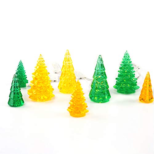 FineInno 2 Pc Christbaum Epoxidharz Form Tree Resin Mold LED Lampe Silikonformen für DIY Desktop Ornaments Kerzenhalter Teelichter – Bild 6