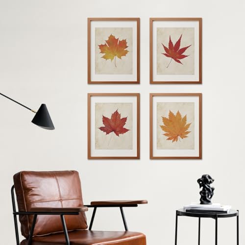 ETVISO-Fall-Wall-Decor-Set-of-4-Vintage-Maple-Leaf-Wall-Art-Prints-Rustic-Autumn-Fall-Decor-for-Thanksgiving-Home-Gallery-Living-Room-Bedroom-8×10-Unframed ETVISO Fall Wall Decor Set of 4 Vintage Maple Leaf Wall Art Prints Rustic Autumn Fall Decor for Thanksgiving Home Gallery Living Room Bedroom 8×10 Unframed