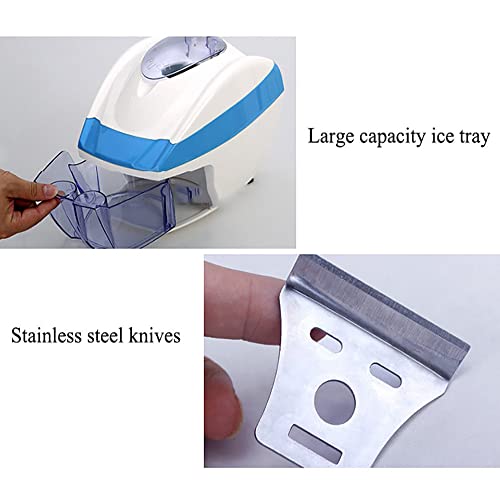 Automatic Ice Shaver, 35W Electric Ice Crusher, Commercial Household Snow Smoothie Machine Shaved Ice Machine, Silent… – Bild 8