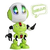 mini roboter selber bauen 【Blinkende LED leuchtet Augen】 Beim Einschalten leuchten meine Augen mit leichten Musik-Soundeffekten auf. Meine Augen blinken, wenn ich deine Stimme höre. Die Farbe der Augen ändert sich, wenn du meinen Kopf berührst