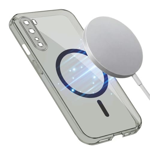 Image of Jkobi Lifetime Anti-Yellow MagSafe Compatible Clear Back Cover Case for Oneplus Nord 5G (Sleek Hard Crystal | Shockproof and Camera Protection)