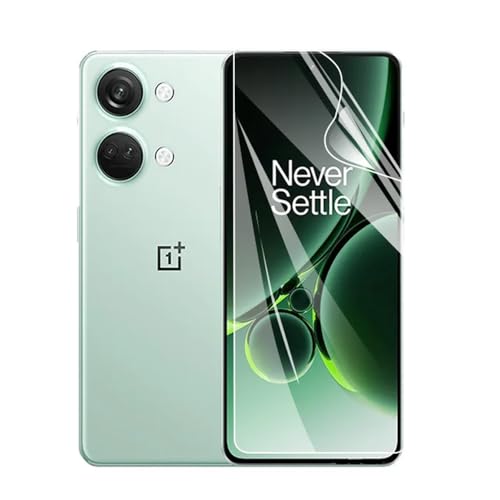 Renwox 2 Película Hidrogel de alta Sensibilidad para OnePlus Nord CE 3 Lite 5G 6.72' Protector de Pantalla Transparente Flexible a Prueba de Explosiones Desbloquear la Película Hidráulica