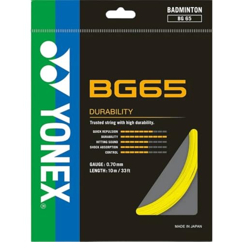 BG-65 SET, Badmintonsaite gelb