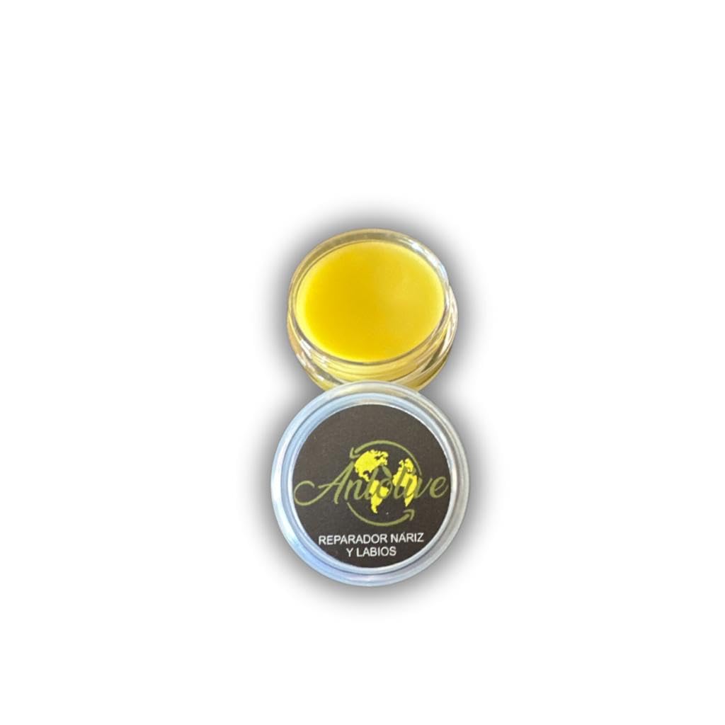ANLOLIVE | Cofre, Reparador labios y nariz. 100% Natural con AOVE, Rosa Mosqueta y +