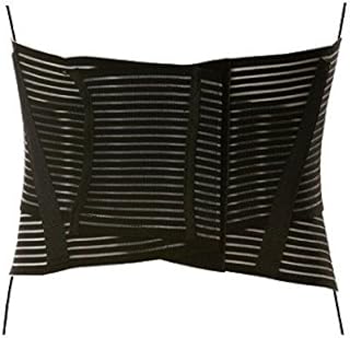 FASCIA LOMBARE STECCATA MILLERIGHE NERO