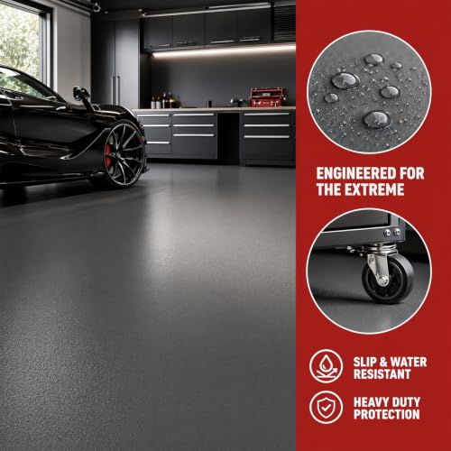 Kit de Pintura Epoxi para Piso (Alto Brillo, Blanco, 4 Galones - 800 sq.ft) - Resina 100% sólida, dureza 6H, durable por 20 años, recubrimiento para concreto en garajes y sótanos miniatura 6