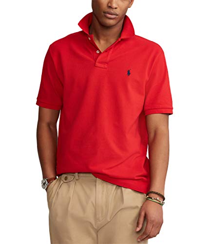 POLO RALPH LAUREN Men's Classic Fit Polo Shirt, Red, XL at Amazon