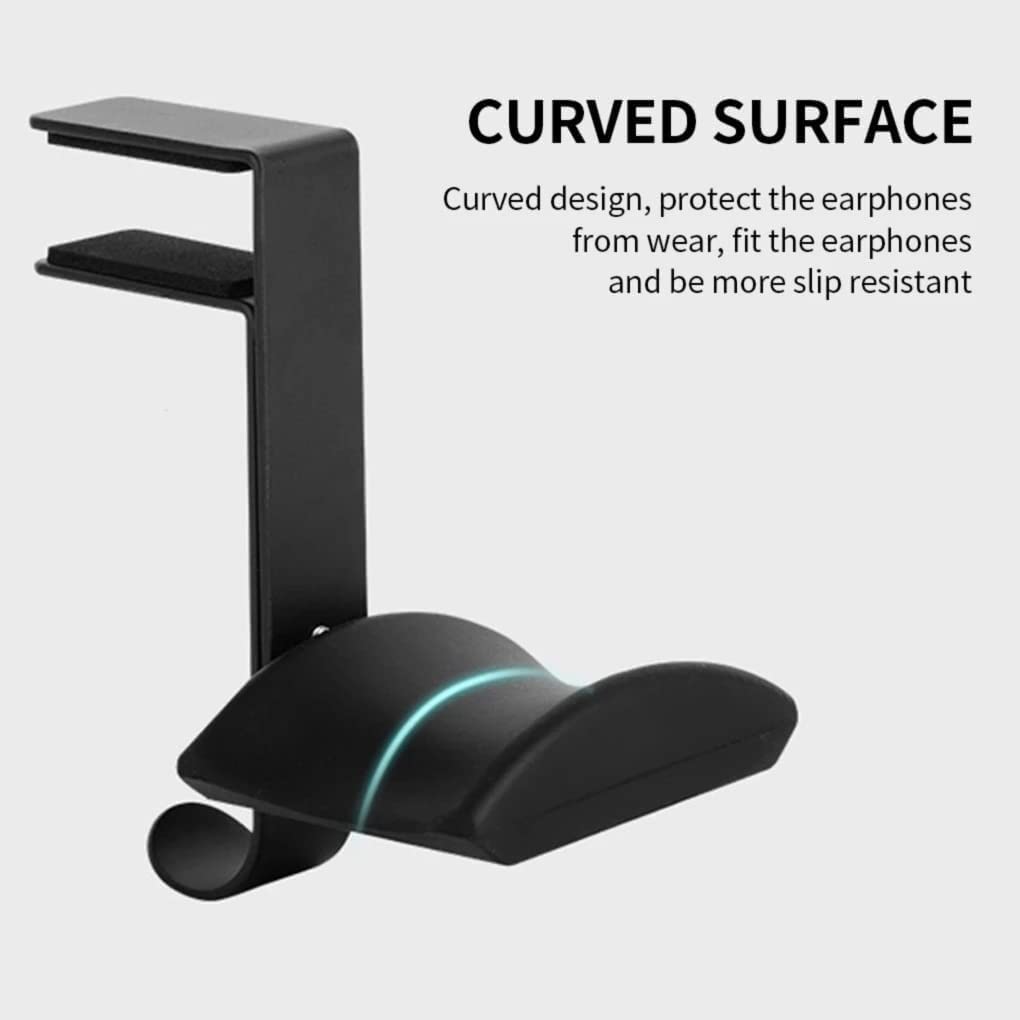 MRKU Supporto per Cuffie, Gancio per Cuffie, Supporto da scrivania Universale, Staffa da Gioco, Supporto per Display salvaspazio