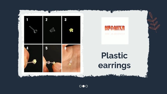 100 Paia Orecchini Trasparenti Invisibili In Plastica Con Chiusure In Silicone – Kit Ricambio - 2
