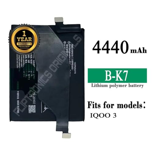 Image of B-K7 Battery for Vivo IQOO 3 Battery with 1 Year Warranty**** (I122)