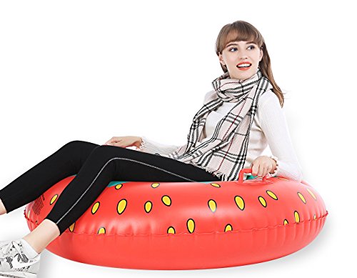 Jasonwell Slittino da Neve Fragola gonfiabile