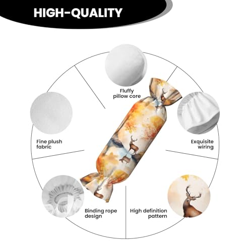 Almohada de espuma memory 62 cm Candy forma miniatura 5