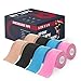Produktbild MY TAPE Premium Kinesiologie Tape 5cm x 5m (8er Set) - Wasserfest & Elastisch - Kinesiotapes Set in versch. Farben | Physio Tape | Sport Tape (Mehrfarbig)