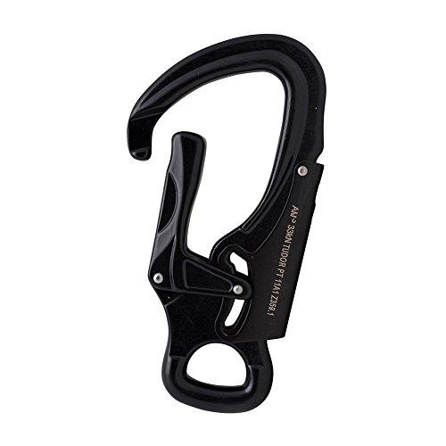 Image of Fusion Tactical ProGlide Military and Police Helo Lanyard - 4ft Elastic Bungee, 23kN - Black, 48 inches