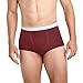 Jockey Men's Underwear Pouch Brief - 3 Pack, Deep Cranberry/Jockey Blue/Grey Dove, XL