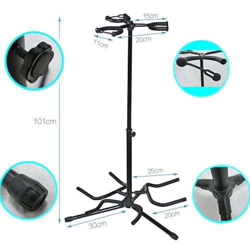 Support Guitare Multiple Réglable Sur Trépied, Support Guitare Triple, Avec Support Réglable En 2 Étapes, Fonctionne N’importe Quelle Guitare Différente, Protège Efficacement Votre Guitare Bien-aimée - Les Beatles, Paul McCartney, John Lennon, RIngo Starr, George Harrison Support Guitare Multiple Réglable Sur Trépied, Support Guitare Triple, Avec Support Réglable En 2 Étapes, Fonctionne N'importe Quelle Guitare Différente, Protège Efficacement Votre Guitare Bien-aimée – Image 6