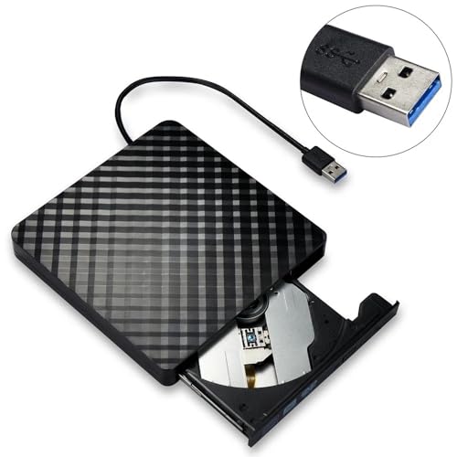 Graveur de CD externe USB 3.0 compact pour regarder vos DVD en voyage sur ordinateur - 5