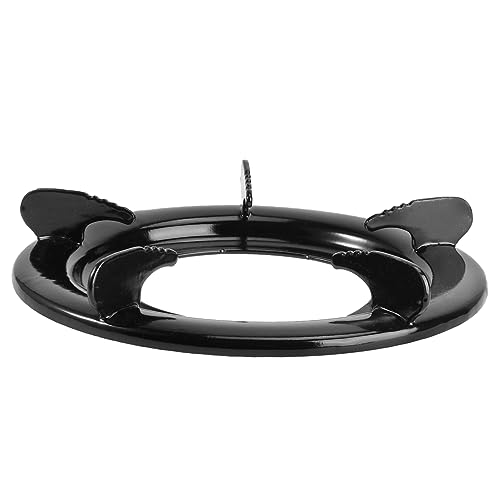 Didiseaon Support De Cuisinière à Gaz En Fer Antidérapant, Rond 2-5 Pieds, Support Stable Pour Casseroles Et Woks, Accessoire La Cuisine Pour Gaz Naturel, Compact Et Solide