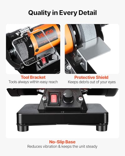 VEVOR High-Speed Bench Polisher