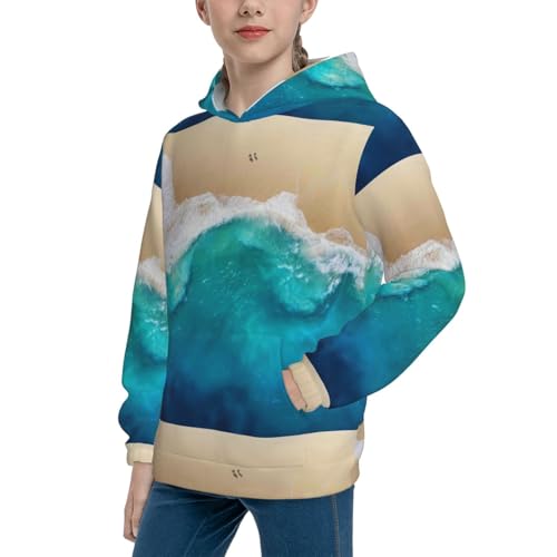 Beautiful African Woman,Southern Mountains Landscape Kid Hoodies Boys Sweatshirts Girls Pullover with Pocket2