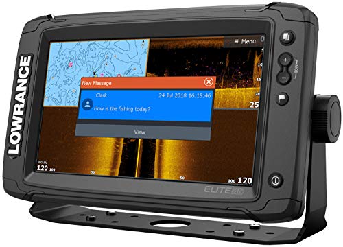 Elite-9 Ti2-9-Inch Fish Finder Active Imaging 3-In-1Transducer, Wireless Networking, Real-Time Map Creation Us/Can Navionics+ Mapping Card … #TOP2