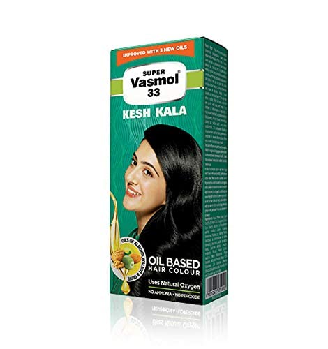 Vas.mmol 33 Kesh Kala Hair Oil 100 ml Oil Based Hair Colour I Improved With 3 New Oils Kali Mehandi Herbal Kalee/Black Mehndi