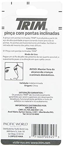 Pinça Ponta Inclinada, Trim, Azul