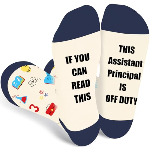 Dtdhgbev Assistant Principal Gifts Assistant Principal Appreciation Gifts Vice Principal Gift Socks Thanksgiving Christmas Gift for Assistant Principals Principals Day