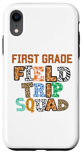 iPhone XR Funny Animals First Grade Zoo Field Trip Squad Matching Case