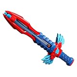 5-Loch Hochdruck Wasserspritzpistole Für Kinder | Druckbetriebene Wasserkanone | Wasserpistole Im Schwert Design Für Party, Outdoor, Kinder, Garten, Swimmingpool Tolles Sommer Geschenk