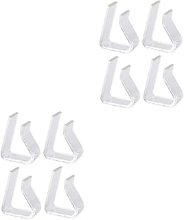 jojofuny 8 pcs Tablecloth Clip Spring Table Cloths Outdoor Table Cloth Clear Stand Picnic Table Clips Picnic Tablecloth Table Cloth Clips for Folding Tables Party Table Cloth Clamp Non-Slip