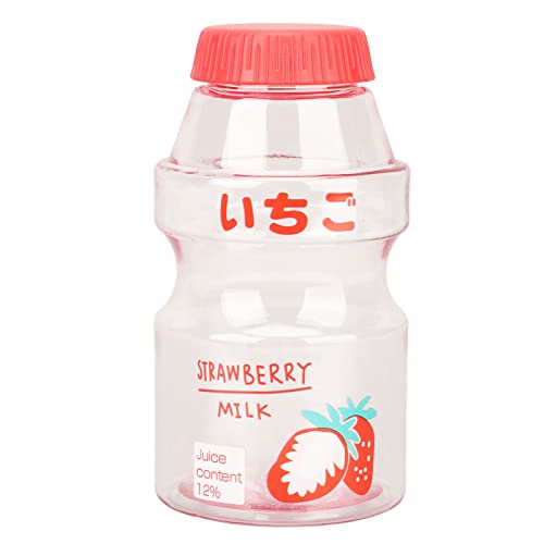 lvifloae 16oz 480ml Kawaii Botella de agua linda Cartoon Innovación Botella de leche...